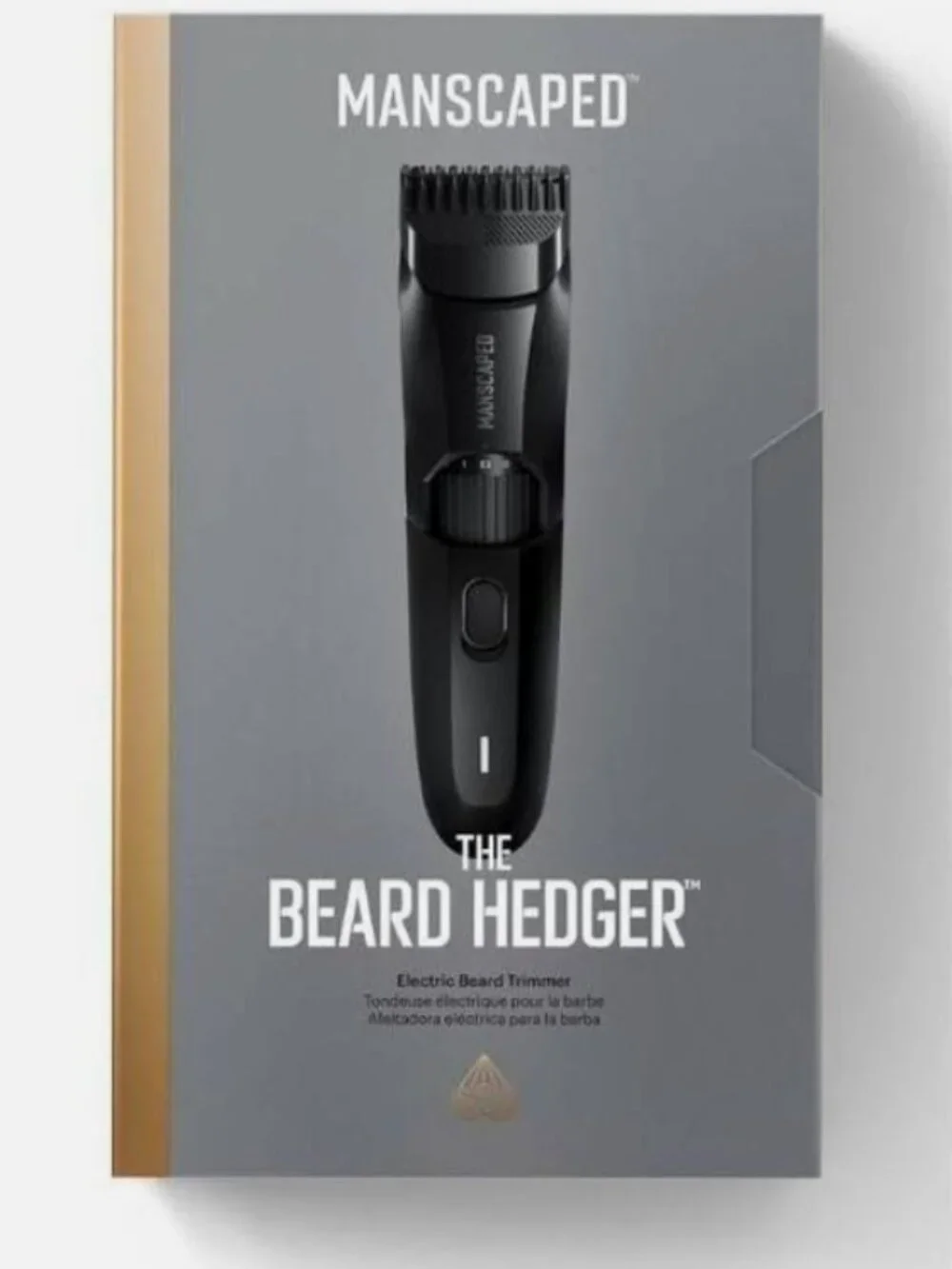 The Beard Hedger Manscaped Electric Beard Trimmer Black Brand New